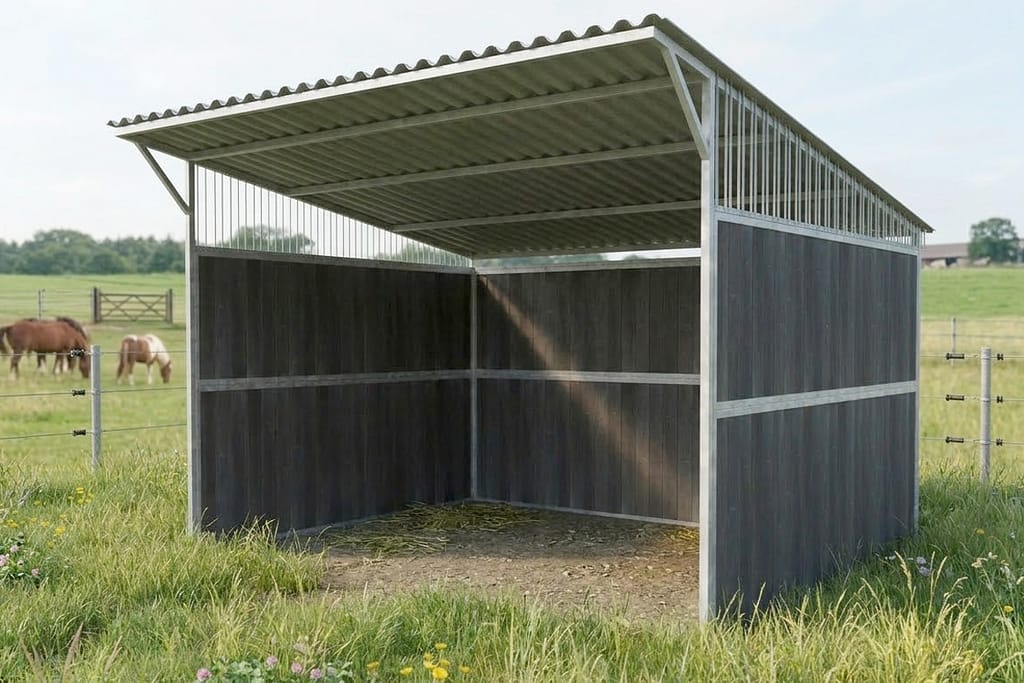Schuilstal paard bouwpakket